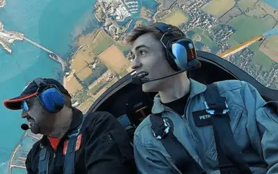 Enjoy the fighter pilot experience without the training